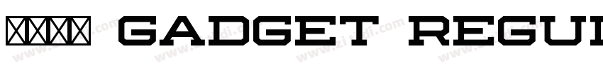 汉真广标 Gadget Regular字体转换
